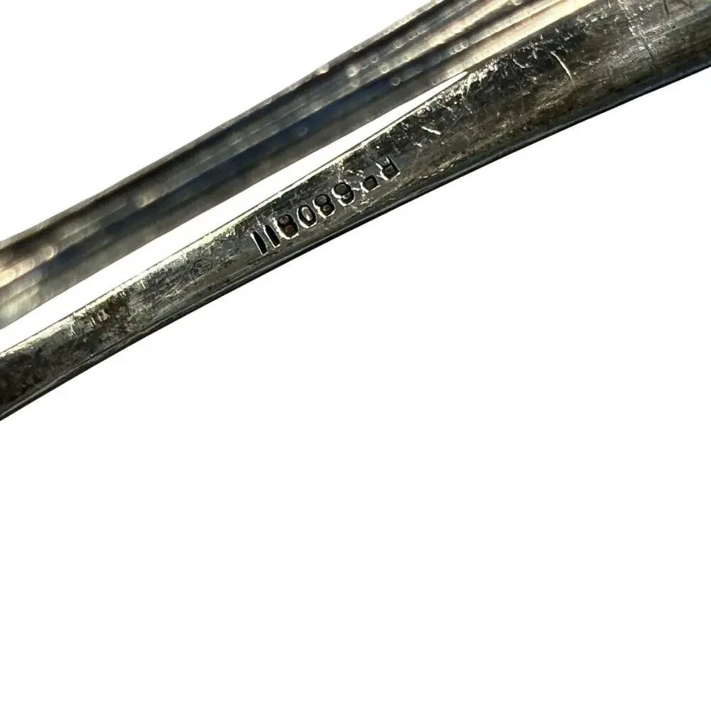 Vintage English silver sugar tongs EPNS spoon shaped condiment server signed